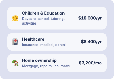 Life Stage Expenses